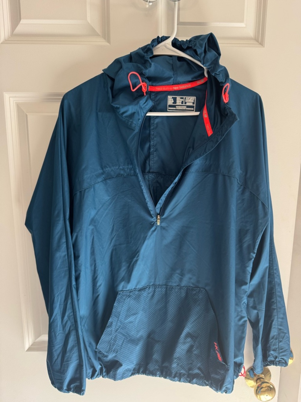 New Balance Navy Jacket with Red Trim